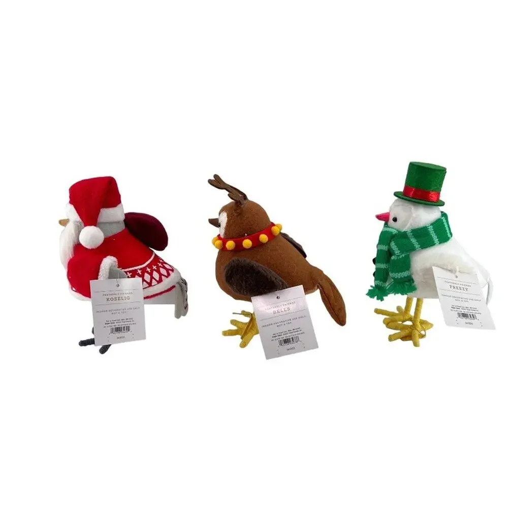 2022 Target Wondershop Winter Birds Featherly Friends Lot of 3